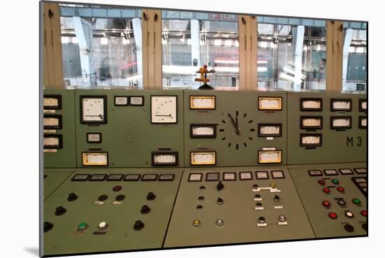 Power Station Controls-Nathan Wright-Mounted Photographic Print