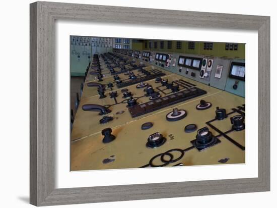 Power Station Controls-Nathan Wright-Framed Photographic Print