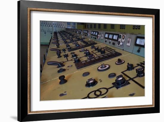 Power Station Controls-Nathan Wright-Framed Photographic Print