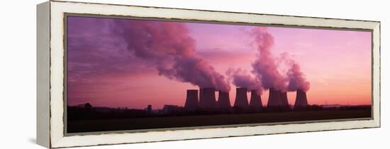 Power Station Cooling Towers-Jeremy Walker-Framed Premier Image Canvas