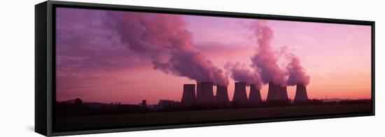 Power Station Cooling Towers-Jeremy Walker-Framed Premier Image Canvas