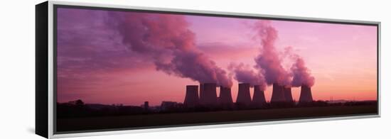 Power Station Cooling Towers-Jeremy Walker-Framed Premier Image Canvas