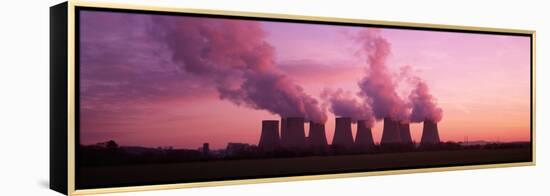 Power Station Cooling Towers-Jeremy Walker-Framed Premier Image Canvas