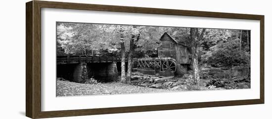 Power Station in a Forest, Glade Creek Grist Mill, Babcock State Park, West Virginia, USA-null-Framed Photographic Print