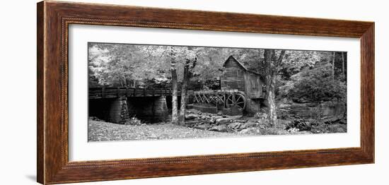 Power Station in a Forest, Glade Creek Grist Mill, Babcock State Park, West Virginia, USA-null-Framed Photographic Print