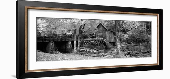 Power Station in a Forest, Glade Creek Grist Mill, Babcock State Park, West Virginia, USA-null-Framed Photographic Print