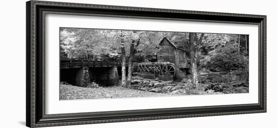 Power Station in a Forest, Glade Creek Grist Mill, Babcock State Park, West Virginia, USA-null-Framed Photographic Print