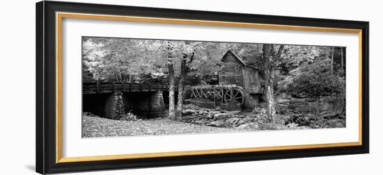 Power Station in a Forest, Glade Creek Grist Mill, Babcock State Park, West Virginia, USA-null-Framed Photographic Print