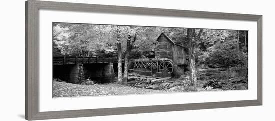 Power Station in a Forest, Glade Creek Grist Mill, Babcock State Park, West Virginia, USA-null-Framed Photographic Print