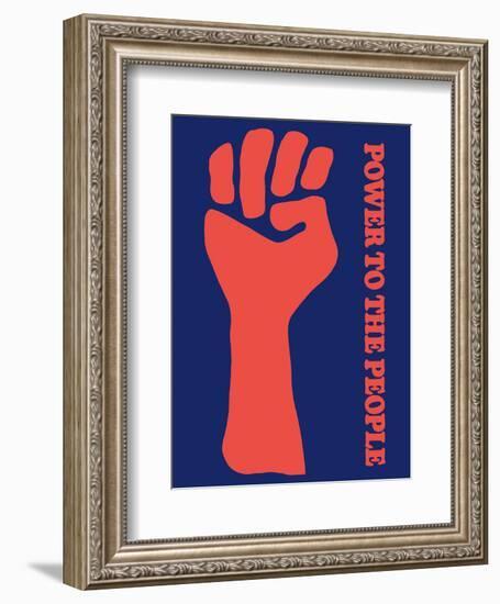 Power To The People - Black Panther Party-Pacifica Island Art-Framed Art Print