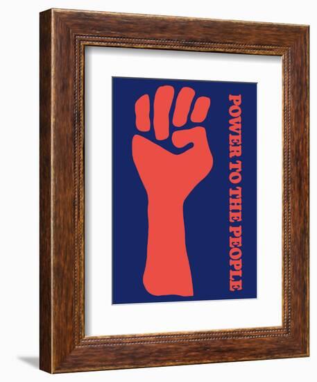 Power To The People - Black Panther Party-Pacifica Island Art-Framed Art Print