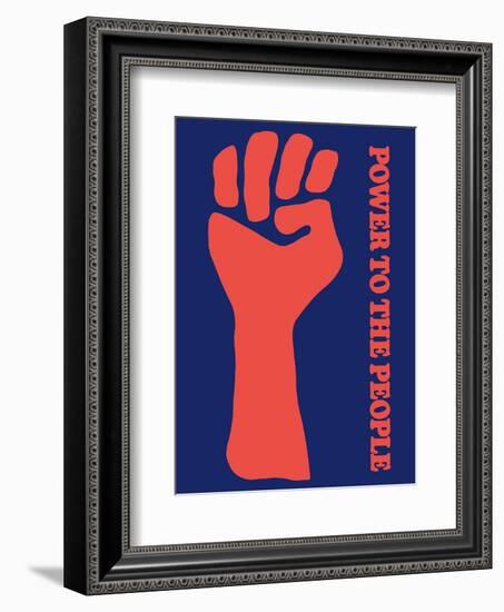Power To The People - Black Panther Party-Pacifica Island Art-Framed Art Print
