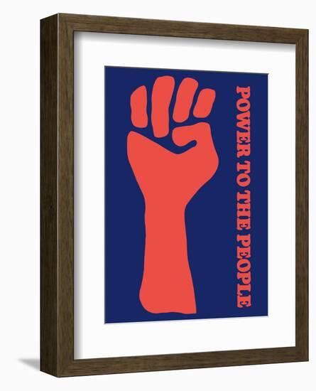 Power To The People - Black Panther Party-Pacifica Island Art-Framed Art Print