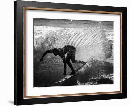 Power Turn-Eric Verbiest-Framed Photographic Print