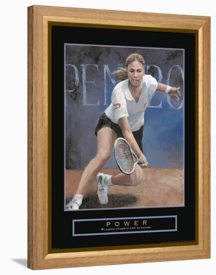 Power-null-Framed Stretched Canvas