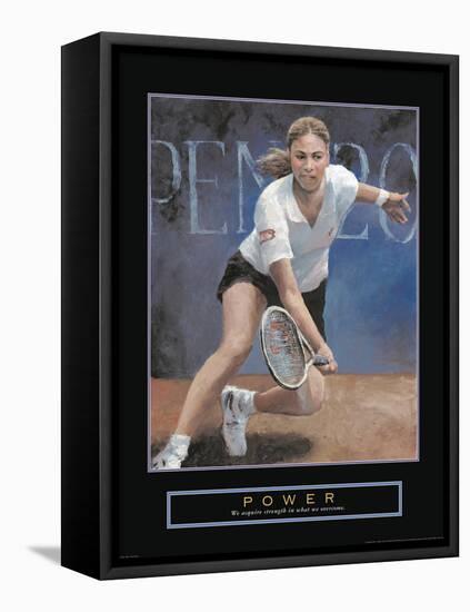 Power-null-Framed Stretched Canvas