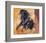 Powerful Arabian Beauty-Joadoor-Framed Art Print