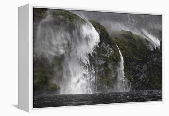 Powerful Cascade-Nathan Secker-Framed Stretched Canvas