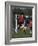 Powerful Leaping Soccer Player-null-Framed Photographic Print