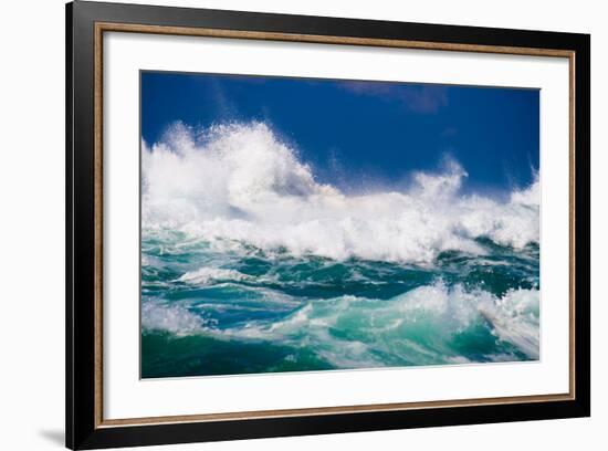 Powerful Ocean Wave-michaeljung-Framed Photographic Print