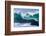 Powerful wave breaking off a beach, Hawaii-Mark A Johnson-Framed Photographic Print