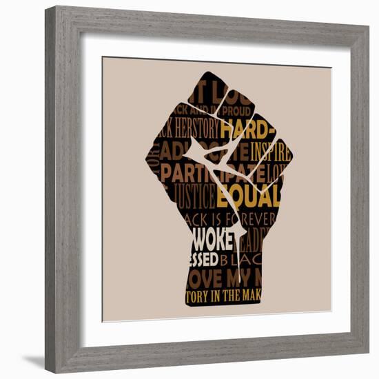 Powerful-Adebowale-Framed Art Print