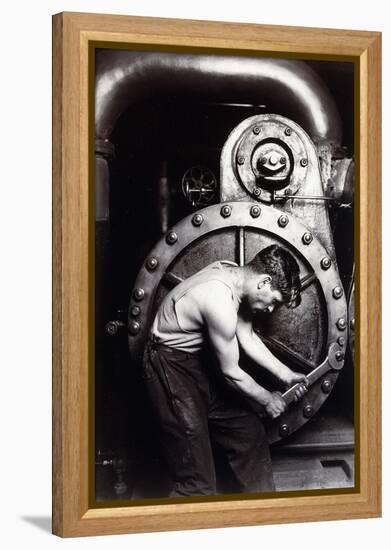 Powerhouse Mechanic, C.1924; 1930S-Lewis Wickes Hine-Framed Premier Image Canvas