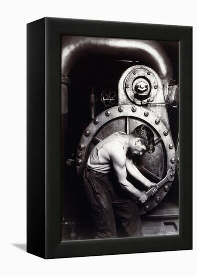 Powerhouse Mechanic, C.1924; 1930S-Lewis Wickes Hine-Framed Premier Image Canvas