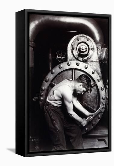 Powerhouse Mechanic, C.1924; 1930S-Lewis Wickes Hine-Framed Premier Image Canvas