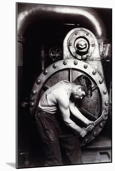 Powerhouse Mechanic, C.1924; 1930S-Lewis Wickes Hine-Mounted Giclee Print