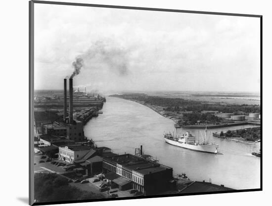 Powerplant on Savannah River-null-Mounted Photographic Print