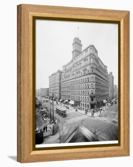 Powers Building, Rochester, N.Y.-null-Framed Stretched Canvas