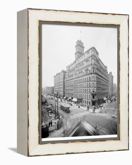 Powers Building, Rochester, N.Y.-null-Framed Stretched Canvas