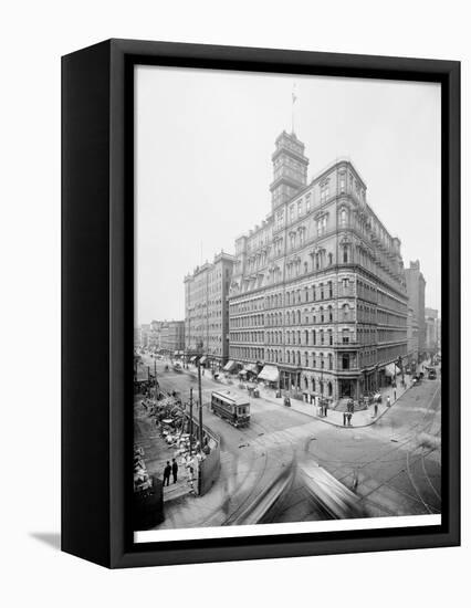 Powers Building, Rochester, N.Y.-null-Framed Stretched Canvas