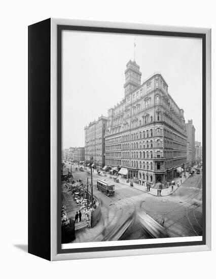 Powers Building, Rochester, N.Y.-null-Framed Stretched Canvas