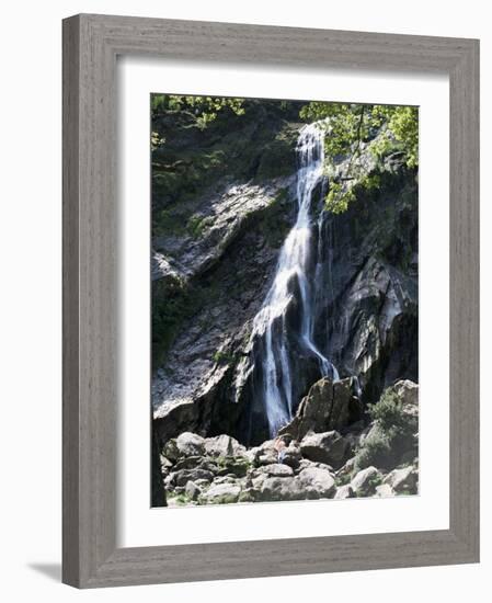 Powerscourt Waterfall, County Wicklow, Leinster, Eire (Republic of Ireland)-Philip Craven-Framed Photographic Print