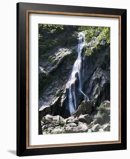 Powerscourt Waterfall, County Wicklow, Leinster, Eire (Republic of Ireland)-Philip Craven-Framed Photographic Print