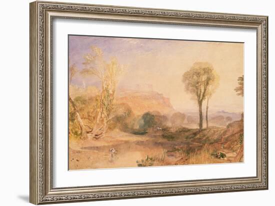 Powis Castle, Montgomeryshire, C.1835-J. M. W. Turner-Framed Giclee Print