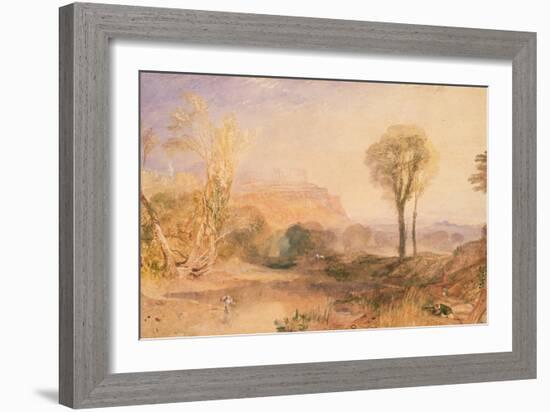 Powis Castle, Montgomeryshire, C.1835-J. M. W. Turner-Framed Giclee Print