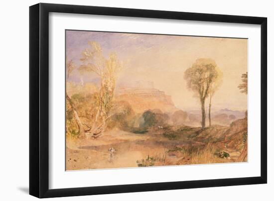 Powis Castle, Montgomeryshire, C.1835-J. M. W. Turner-Framed Giclee Print