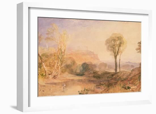 Powis Castle, Montgomeryshire, C.1835-J. M. W. Turner-Framed Giclee Print