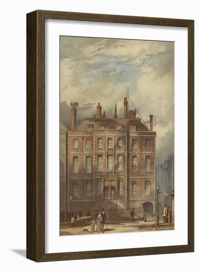 Powis House, at the North-West Angle of Lincoln's Inn Fields-Waldo Sargeant-Framed Giclee Print