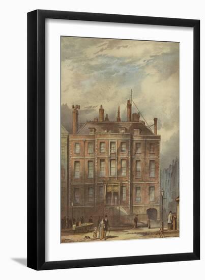 Powis House, at the North-West Angle of Lincoln's Inn Fields-Waldo Sargeant-Framed Giclee Print