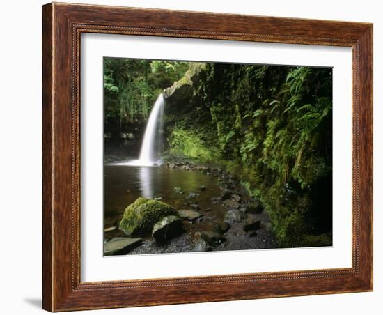 Powys, Sgwd Gwladus, a Waterfall on Neath River, Ystradfellte, Brecon Beacons National Park, Wales-Paul Harris-Framed Photographic Print