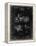 PP10 Black Grunge-Borders Cole-Framed Premier Image Canvas