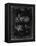 PP10 Black Grunge-Borders Cole-Framed Premier Image Canvas