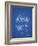 PP10 Blueprint-Borders Cole-Framed Giclee Print