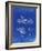 PP10 Faded Blueprint-Borders Cole-Framed Giclee Print