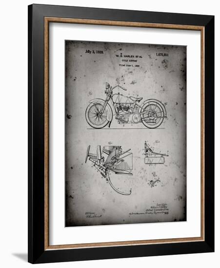 PP10 Faded Grey-Borders Cole-Framed Giclee Print