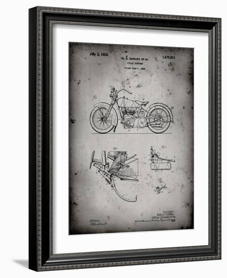 PP10 Faded Grey-Borders Cole-Framed Giclee Print